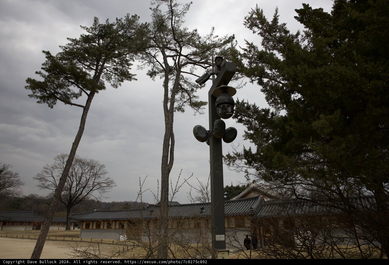 Surveillance and Illumination in Seoul Night Sky