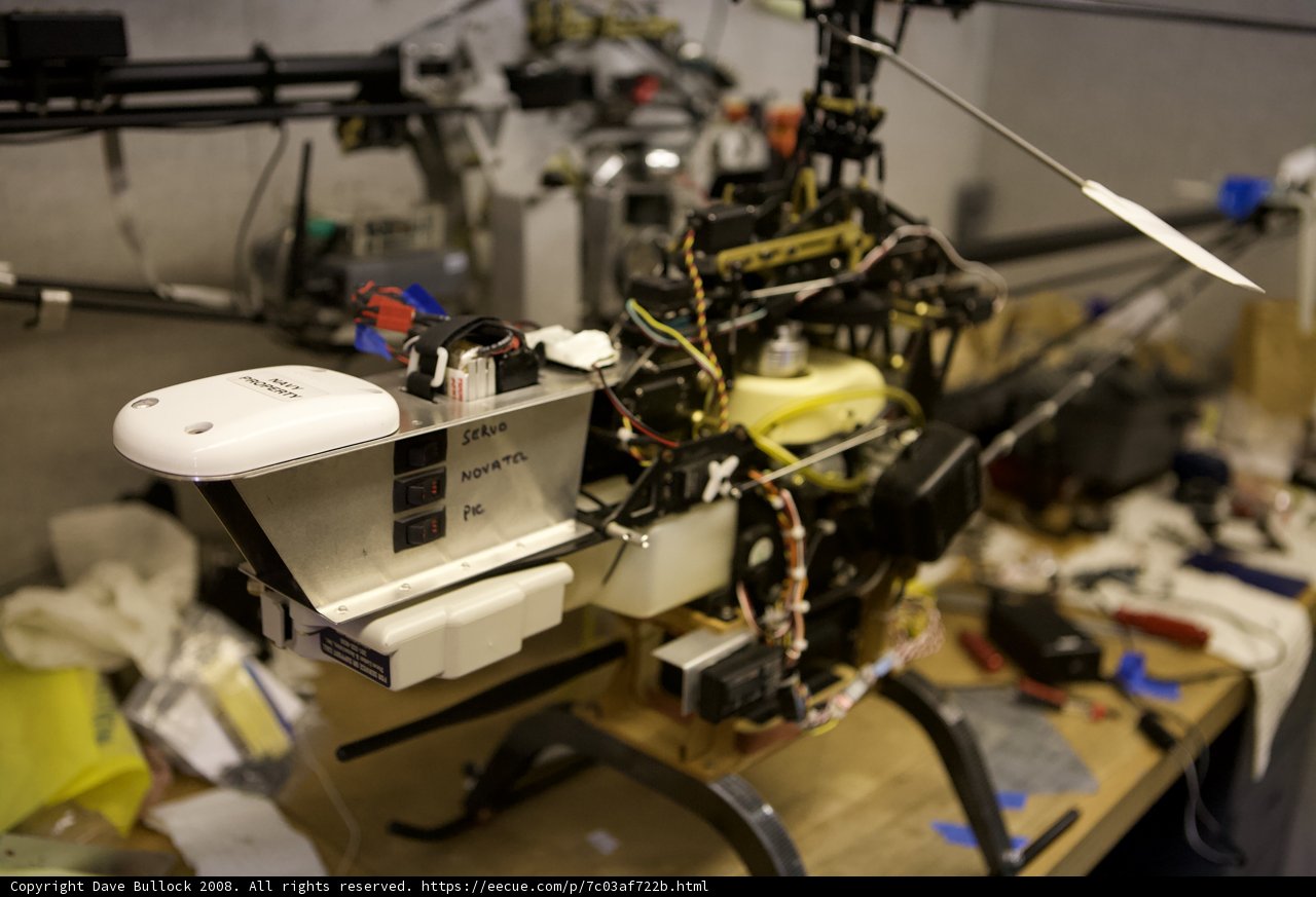 Remote Control Helicopter on Display