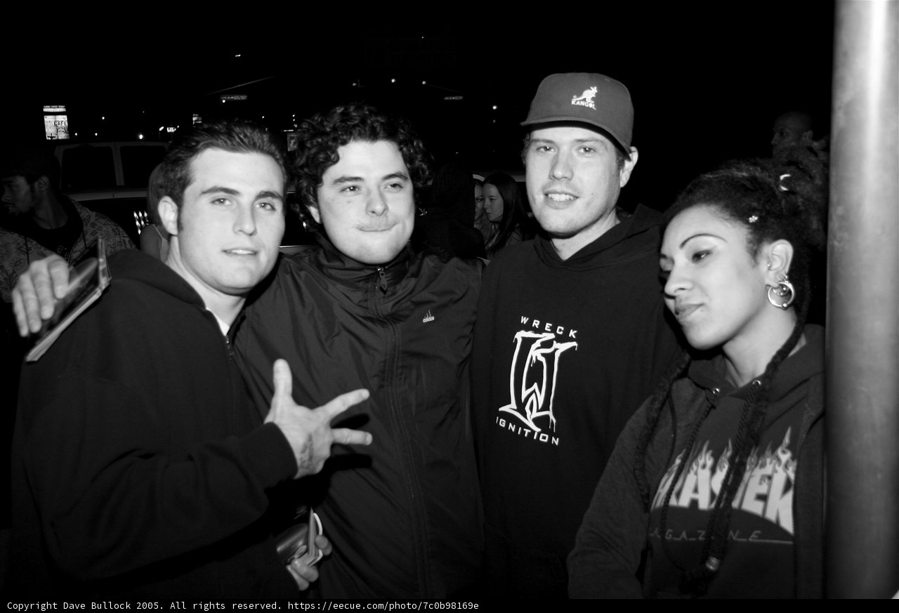 Four Friends Strike a Pose