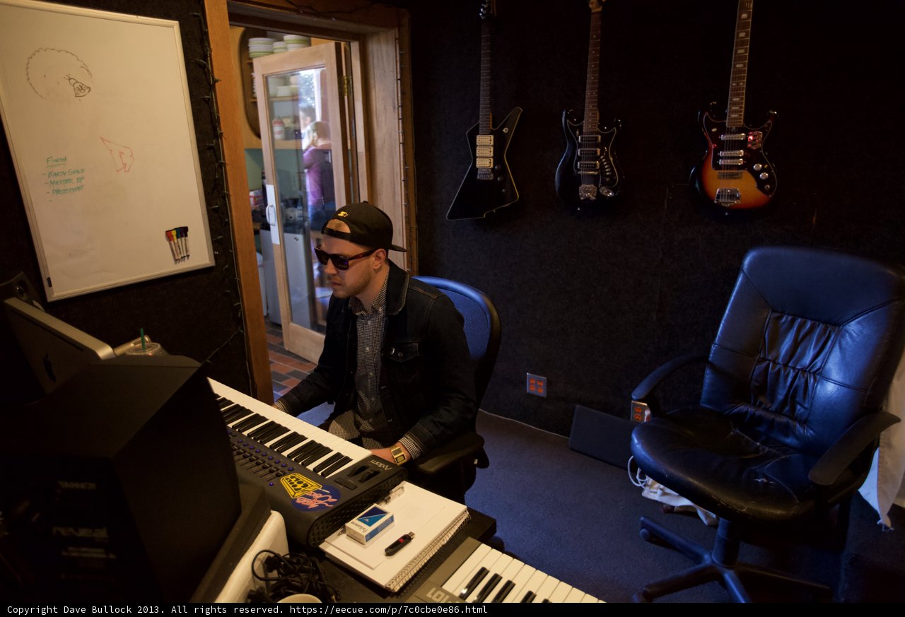 Musical Maestro in the Recording Studio