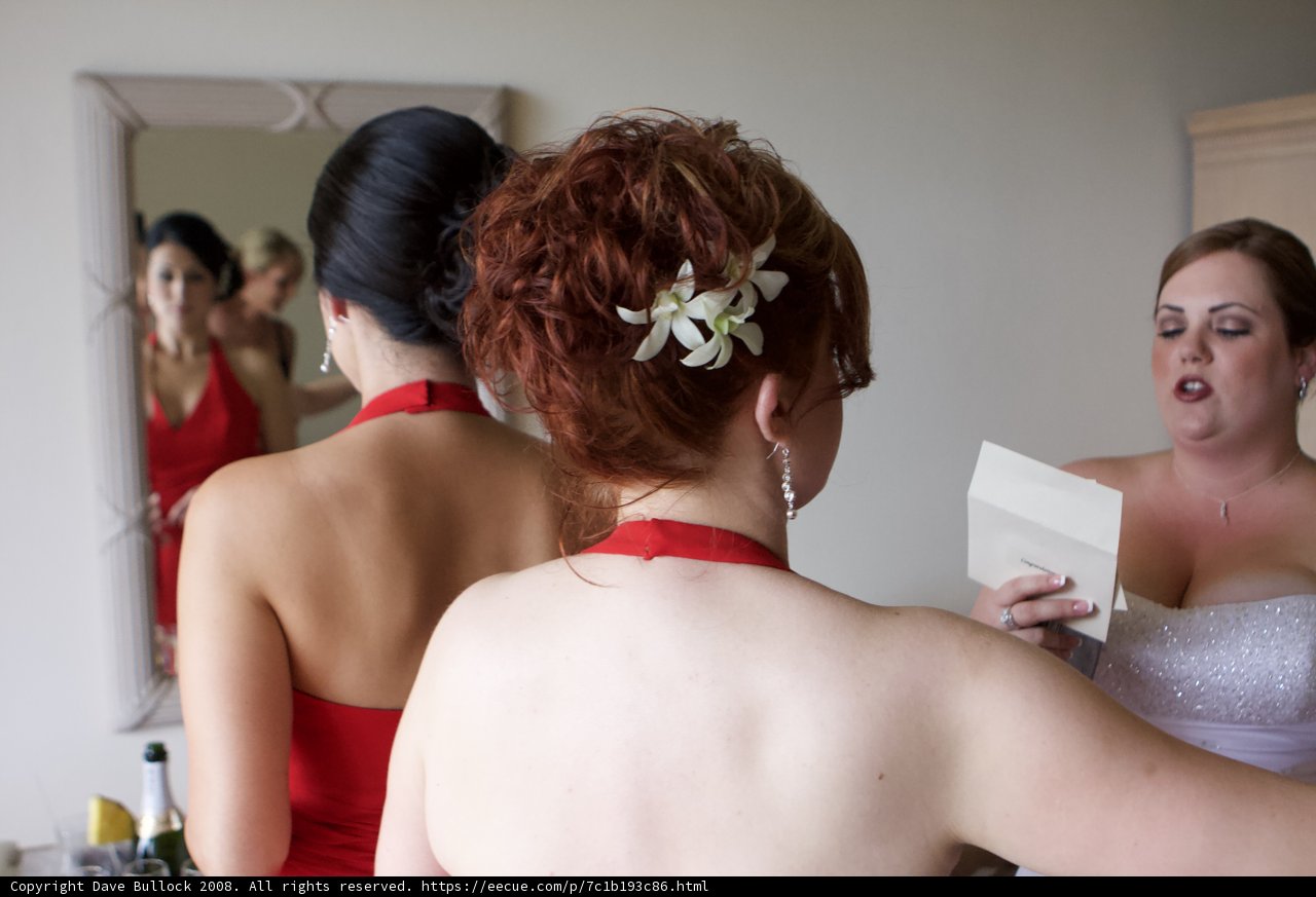 Red Dress Reflections