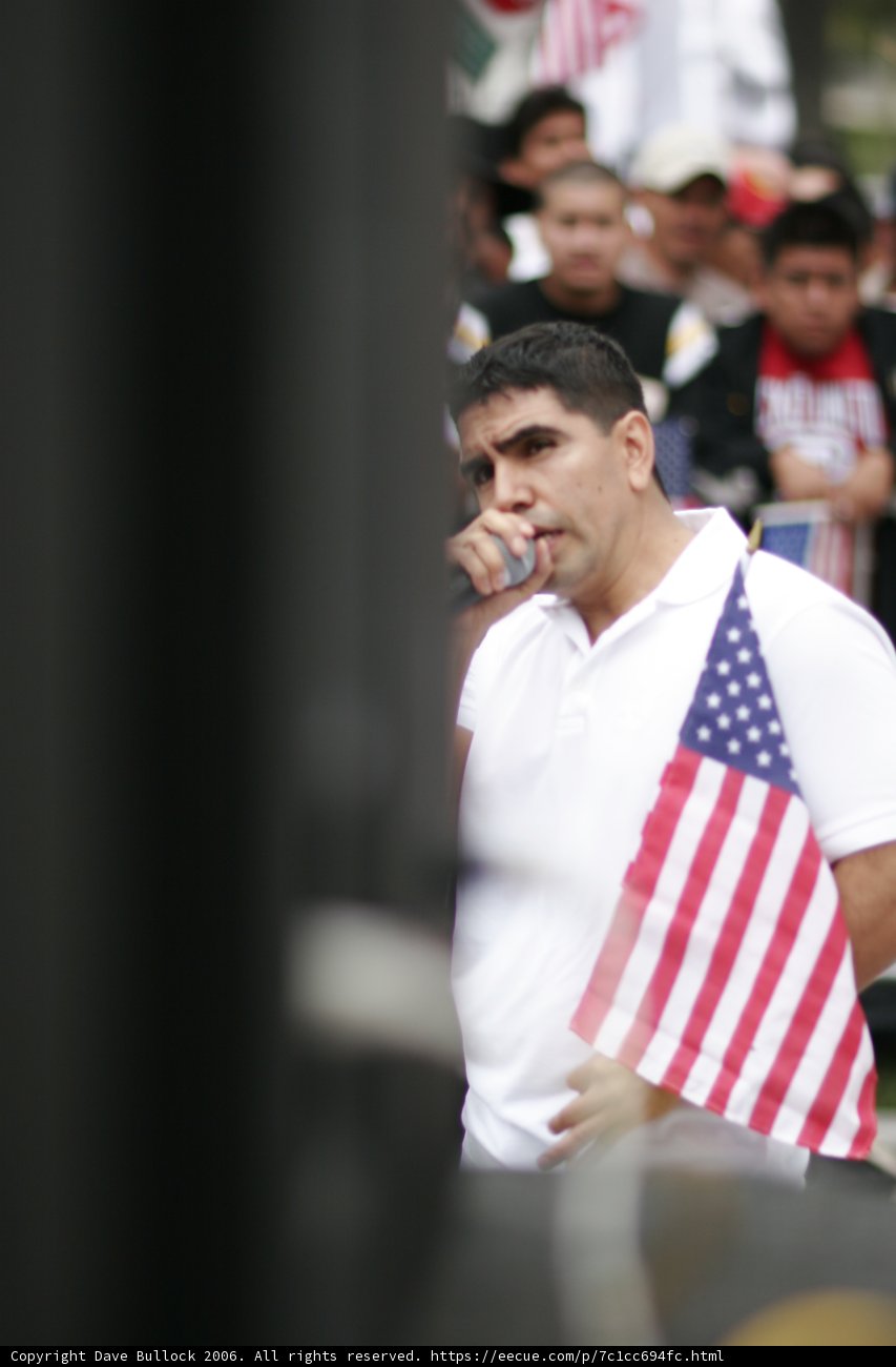 Jamil Douglas on the Phone with Old Glory