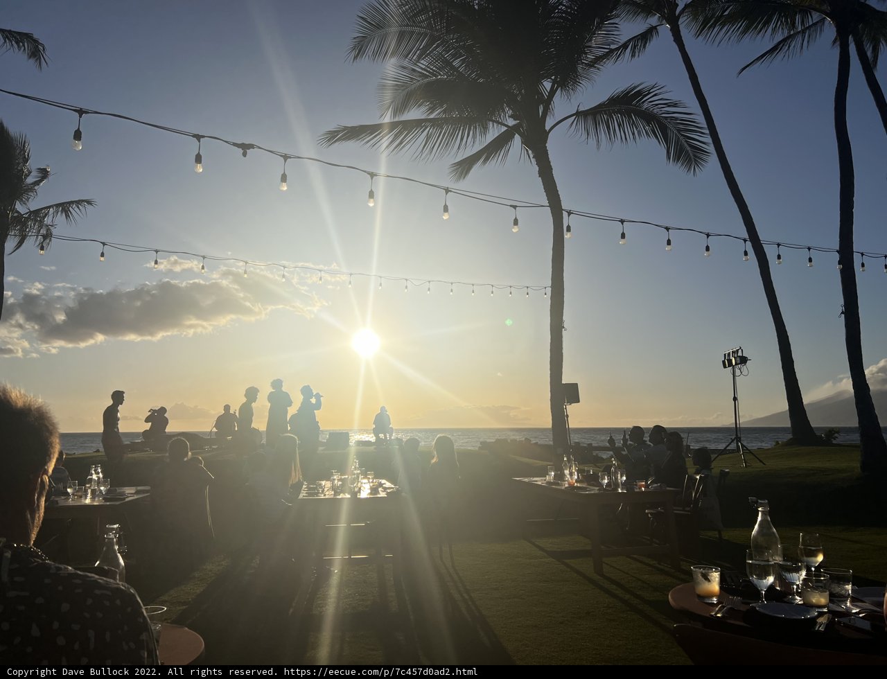 Sunset Dining at the Beach