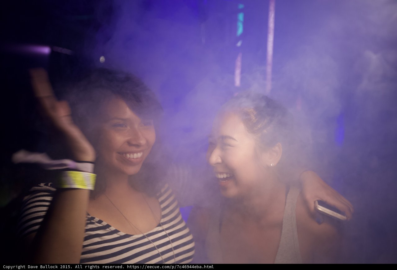 Friends Dancing in Vapor