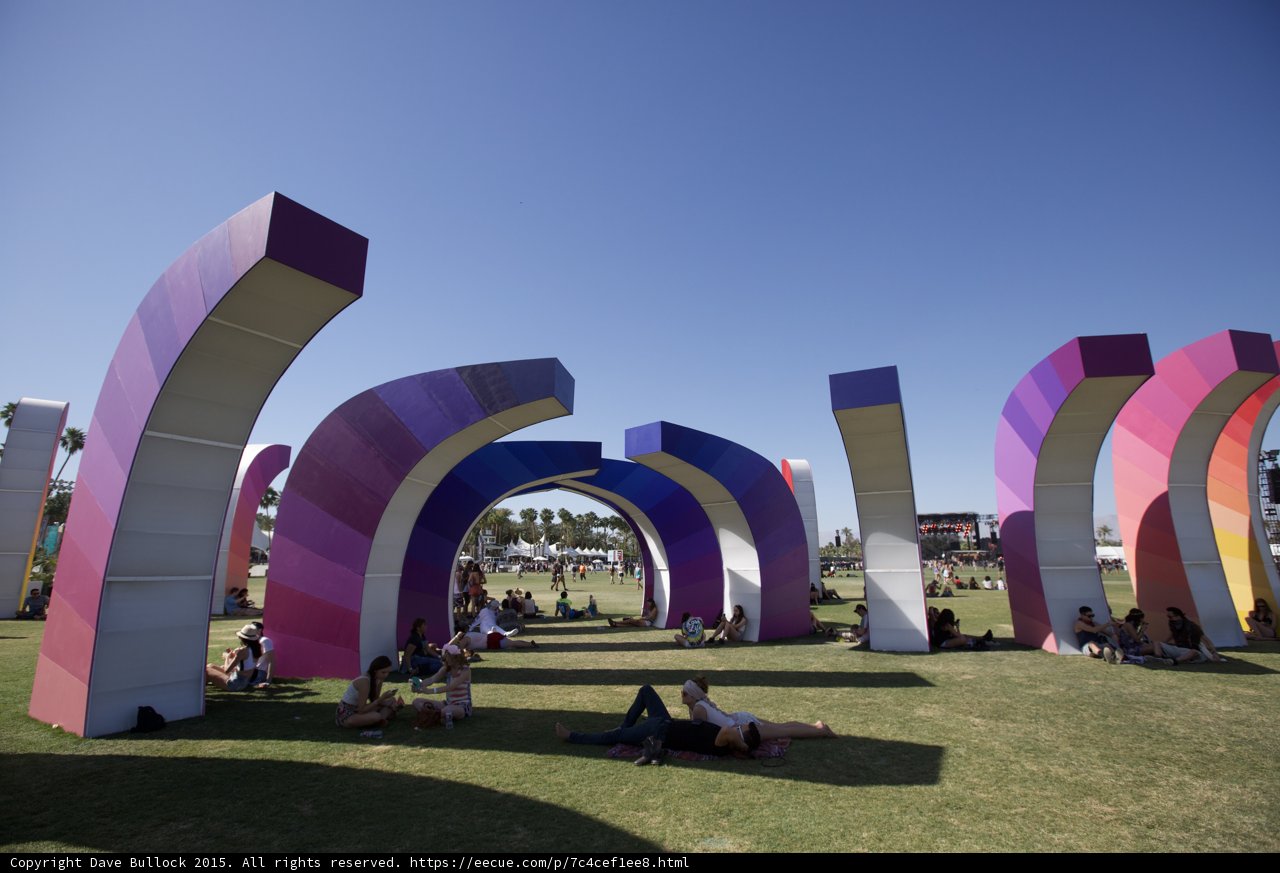 Colorful Sculptures in the Park
