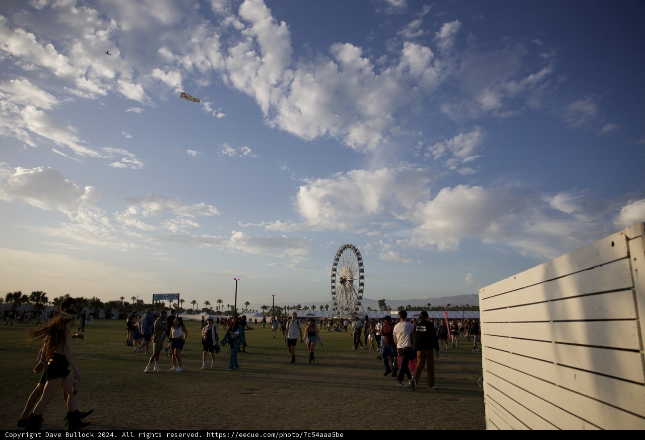 Skyward Spins at Sunset - Coachella 2024