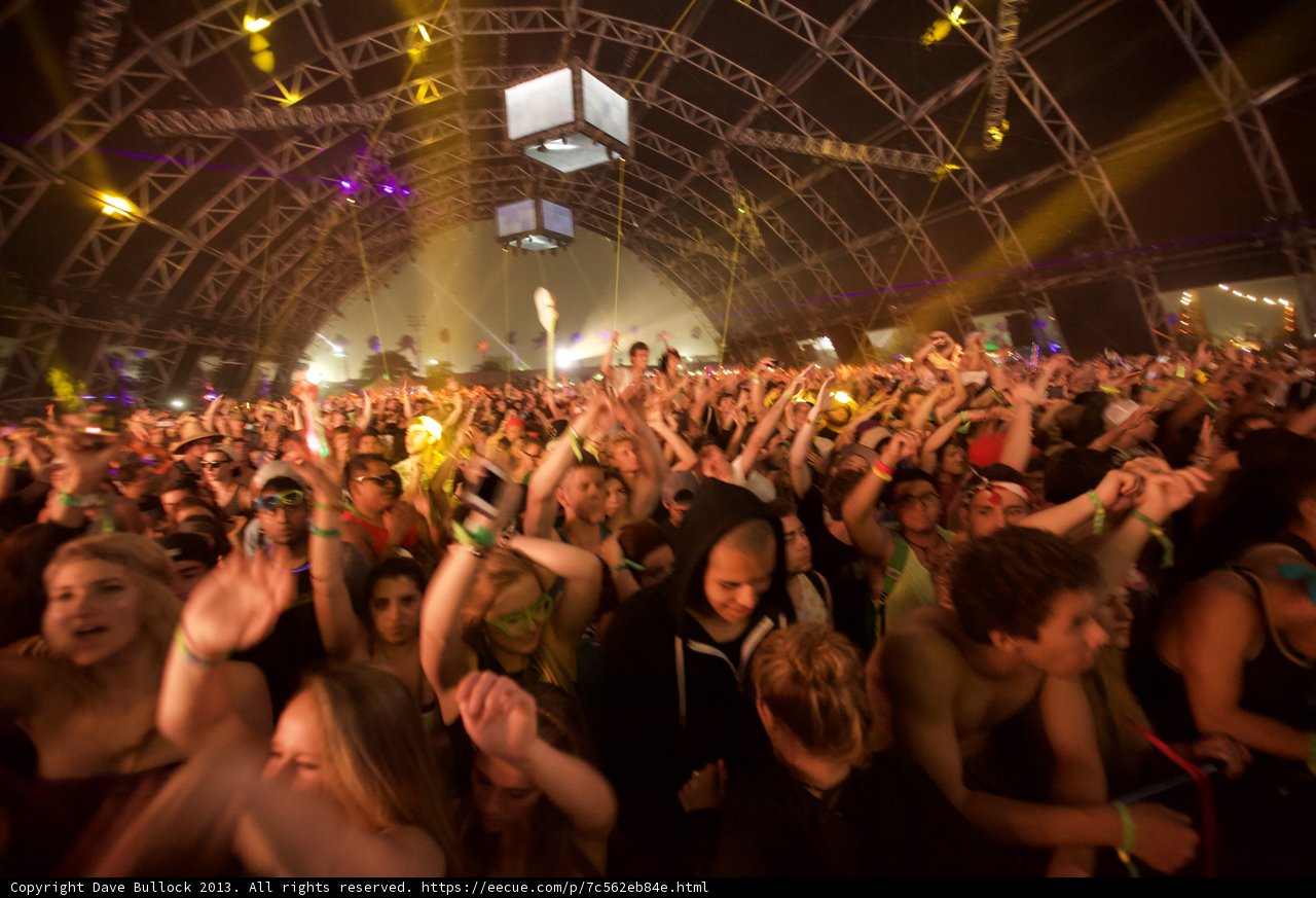 Coachella Weekend 1: Urban Concert Crowd