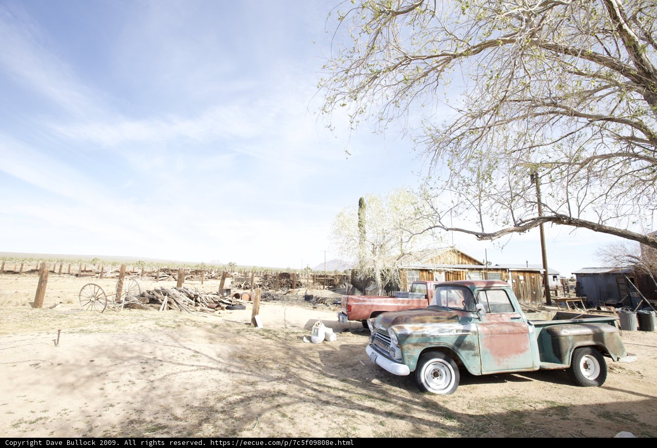 Vintage Pickup Truck parked near a Barn