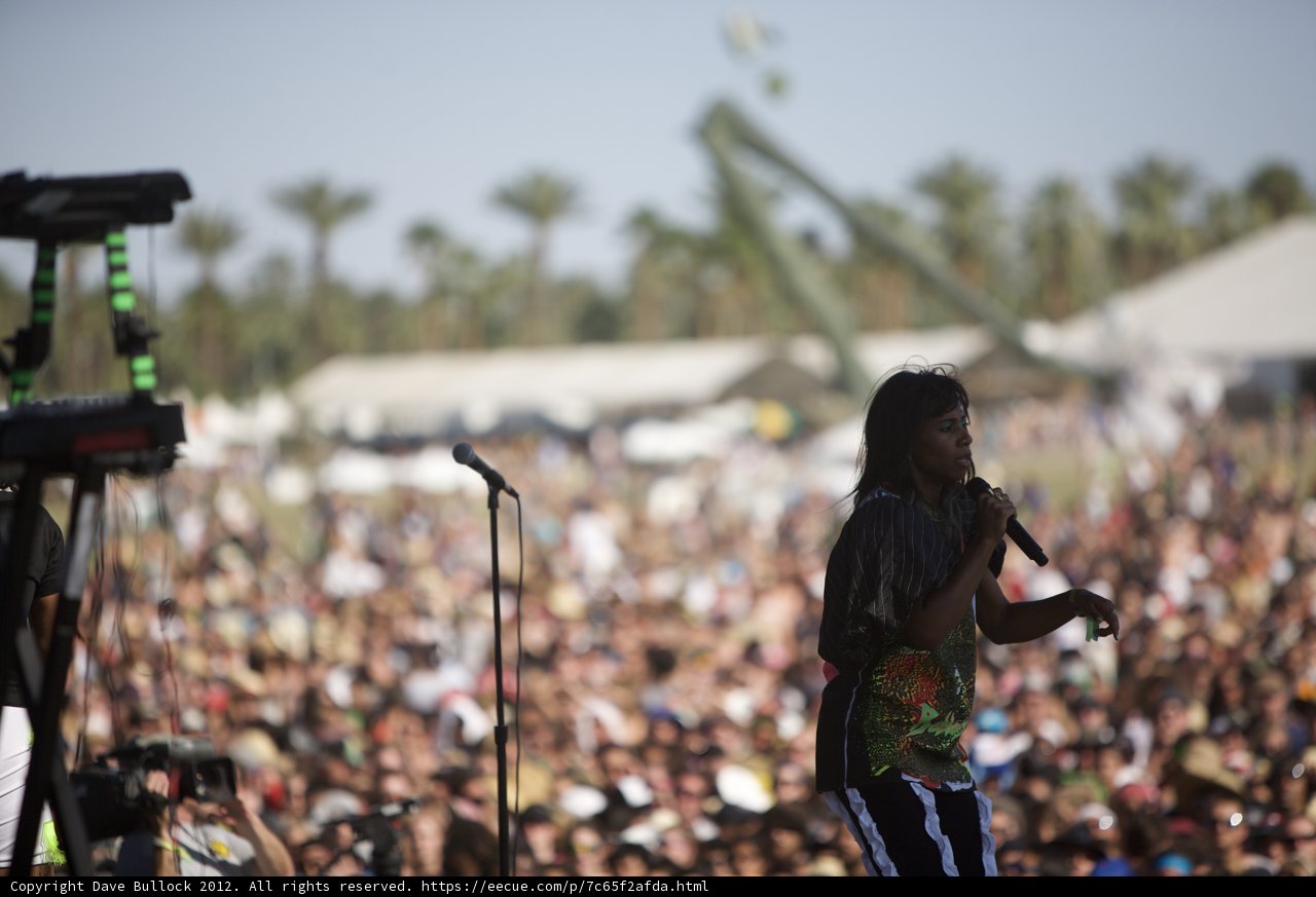 Santigold Rocks Coachella Stage