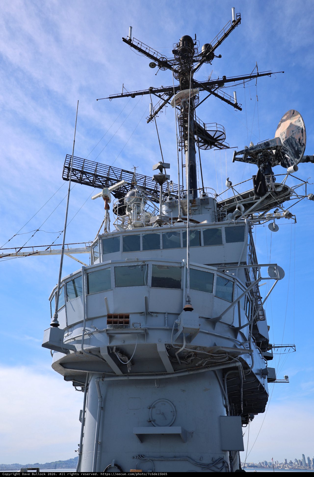 Naval Warship Bridge Communication and Radar Mast