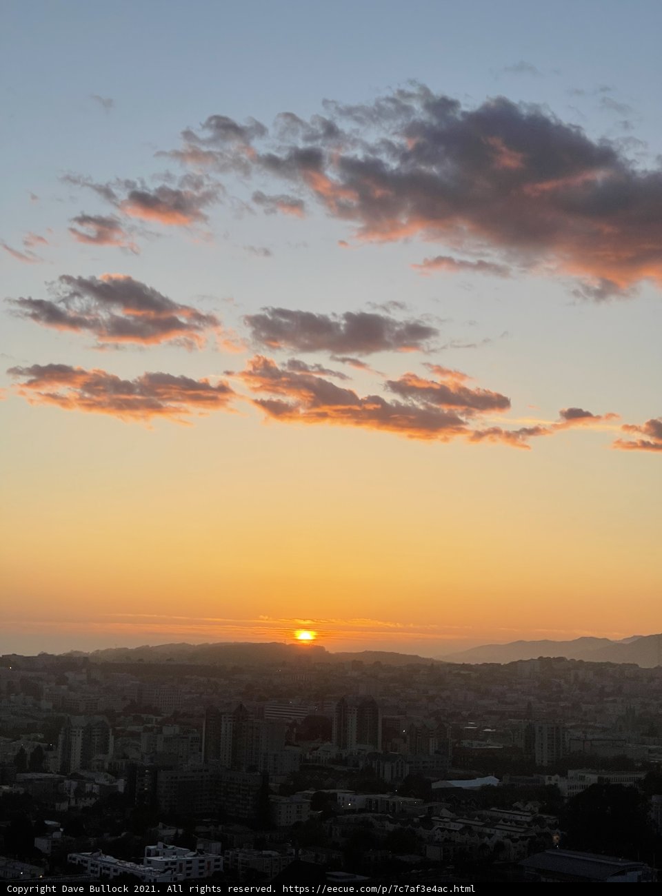 San Francisco Sunset Skyline