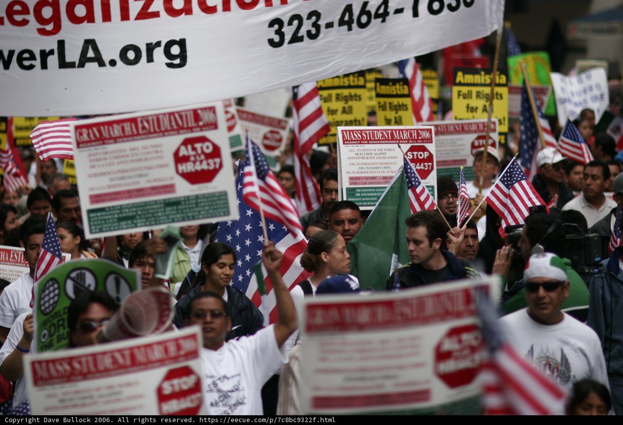 Immigration Reform Rally in Los Angeles
