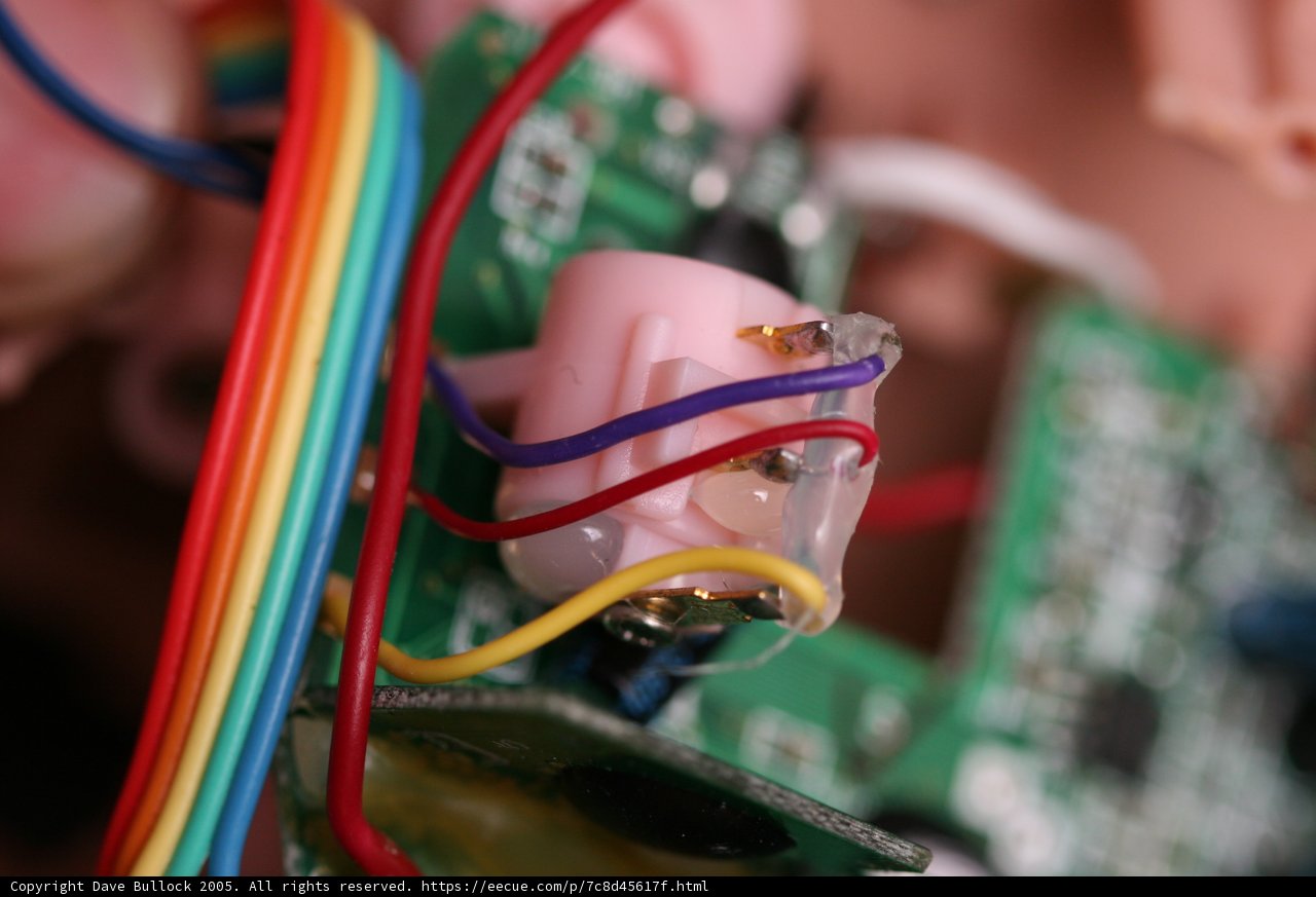Tiny Electronic Device with Intricate Wiring