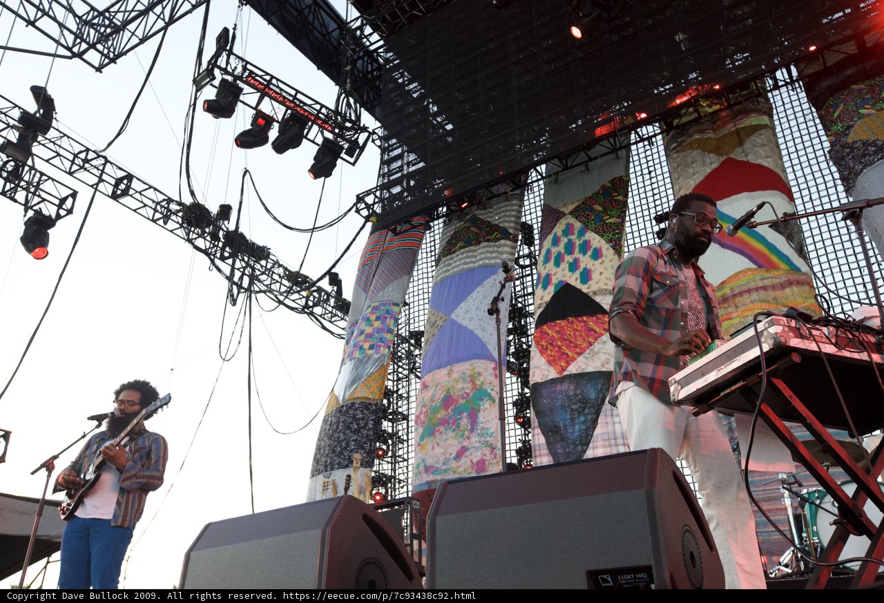 Tunde Adebimpe and Kyp Malone Entertain the Crowd