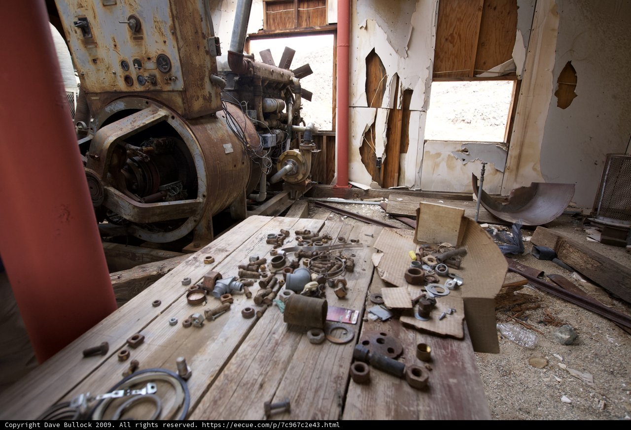 Abandoned Machinery Workshop