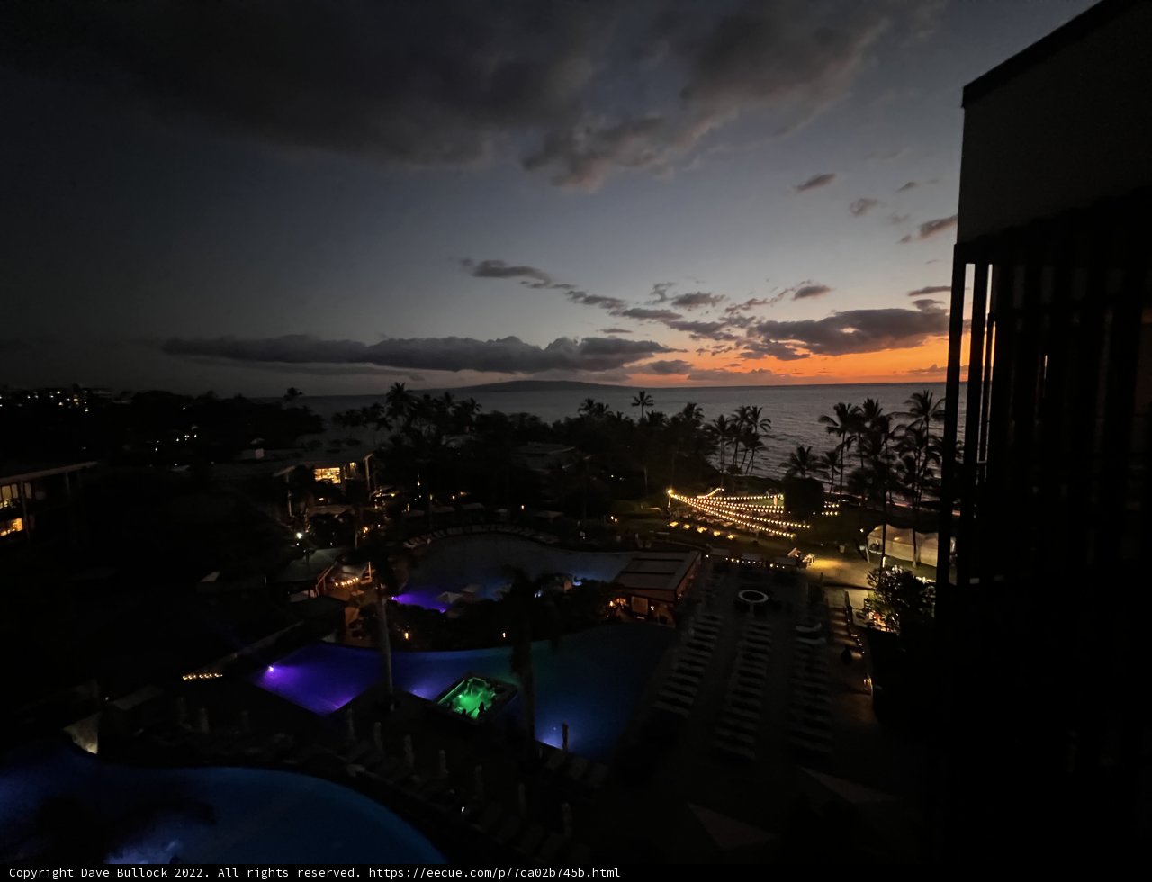 Sunset View at the Resort