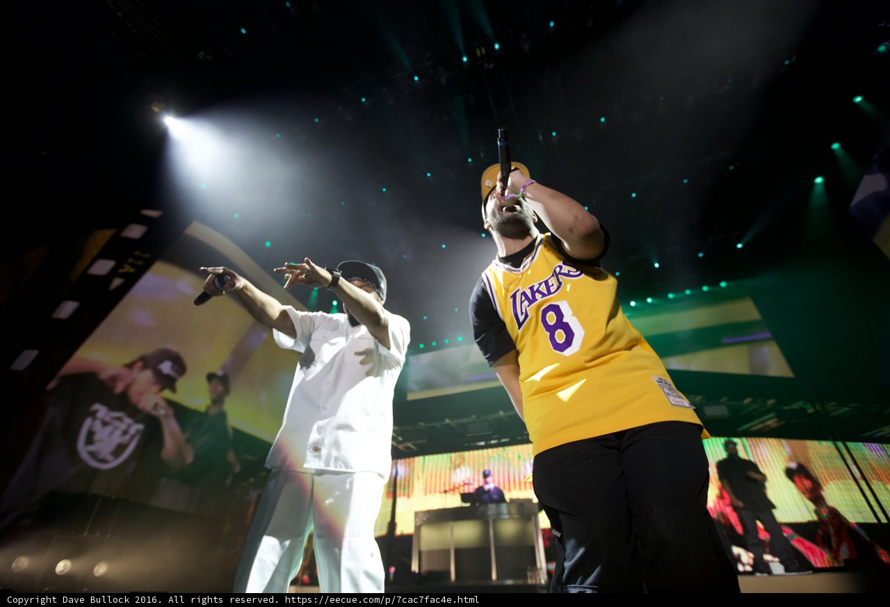 Two Men Rocking the Stage with Microphones