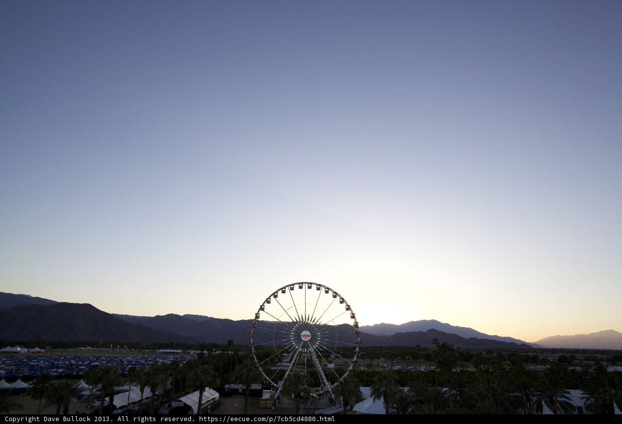 Sunset Fun at the Amusement Park
