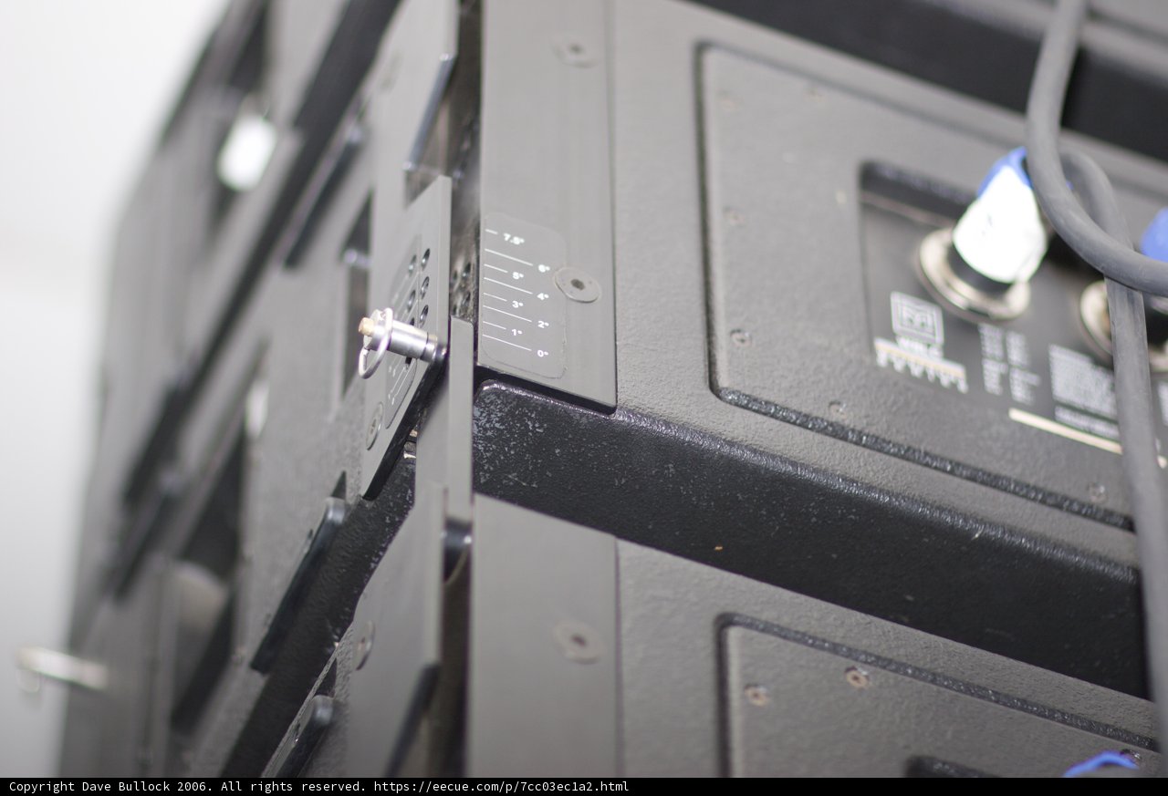 Electronic Hardware Rack with Wires