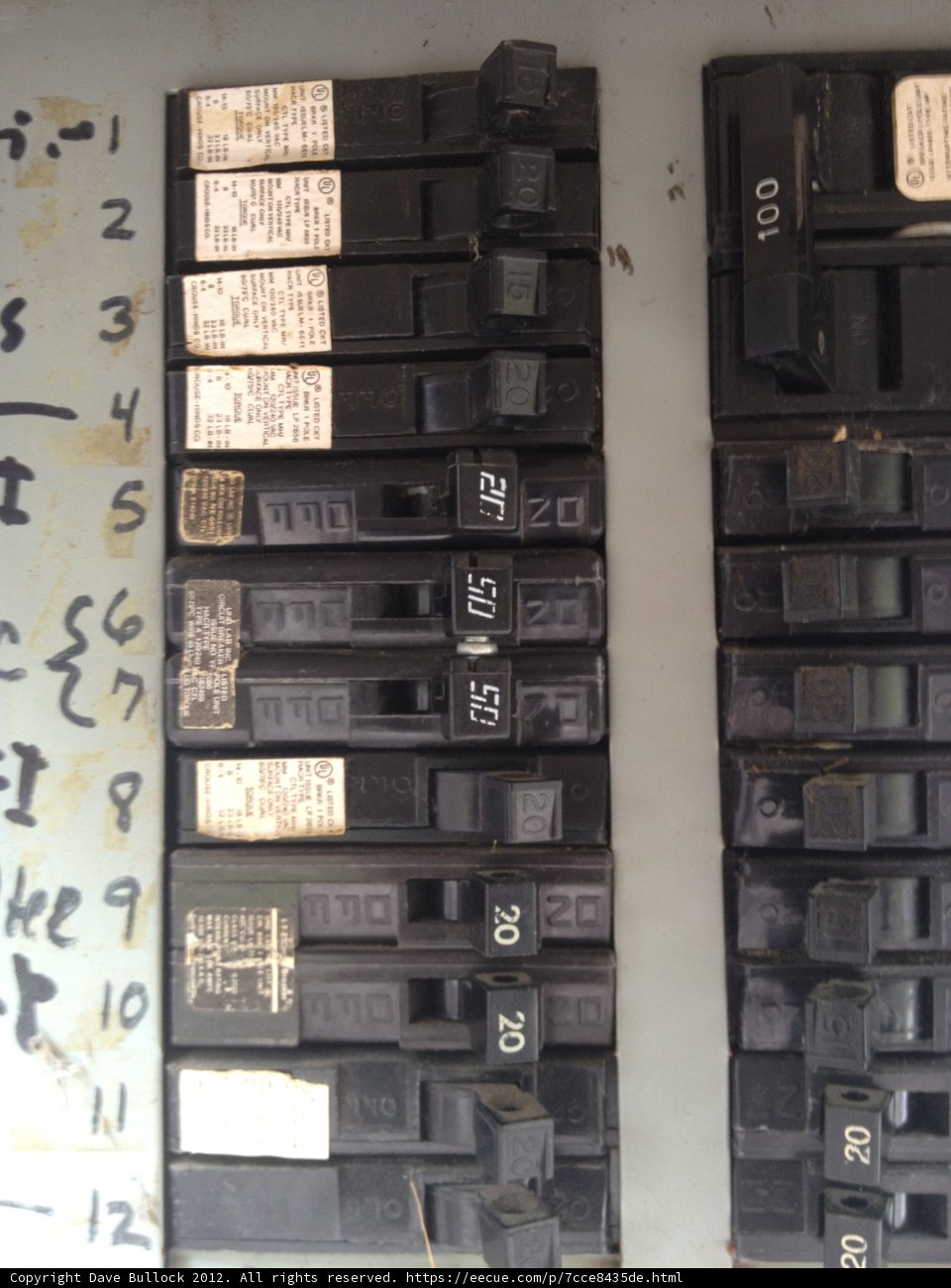 Machine-made: A Close-up of Electrical Switches and Circuit Breakers