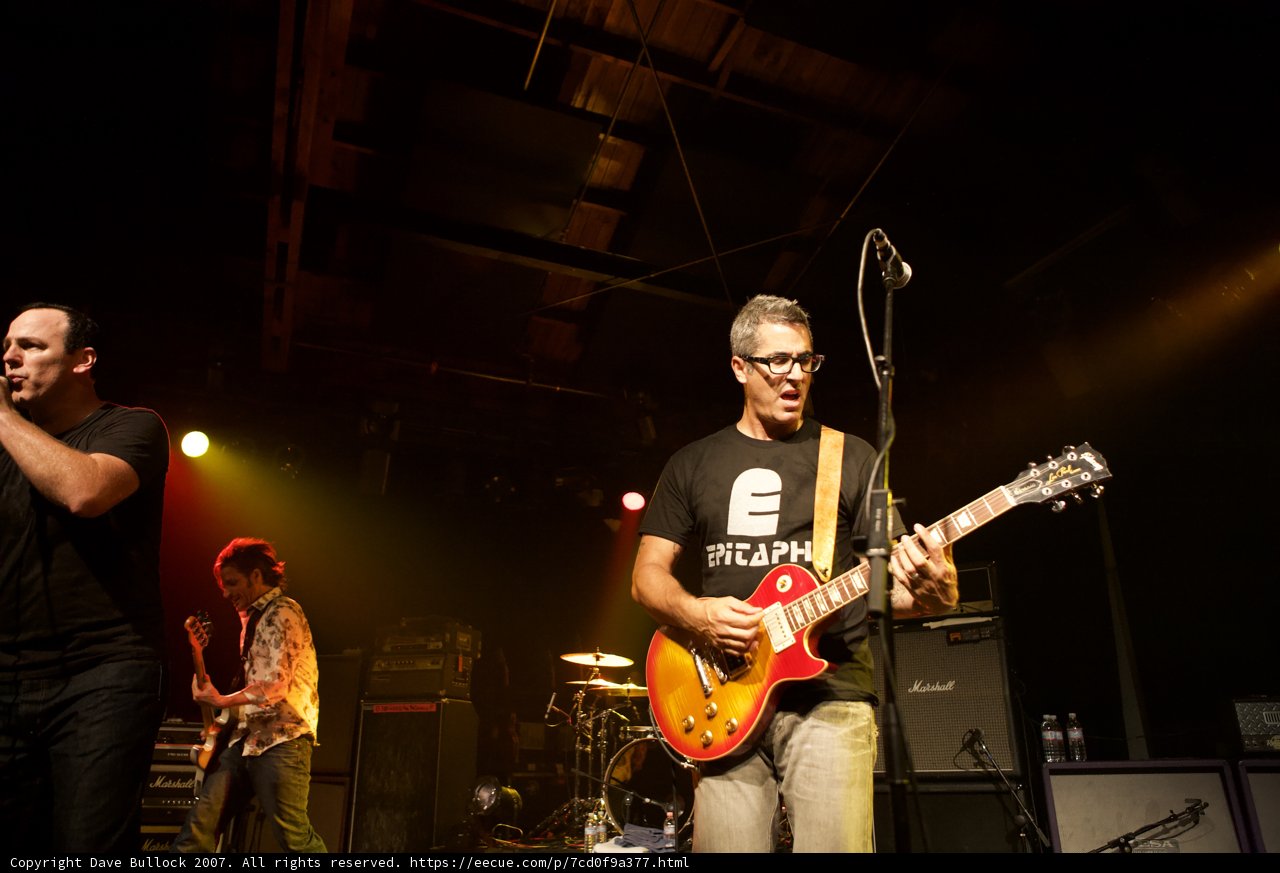 2007 Bad Religion Glasshouse Concert: Two Guitarists on Stage