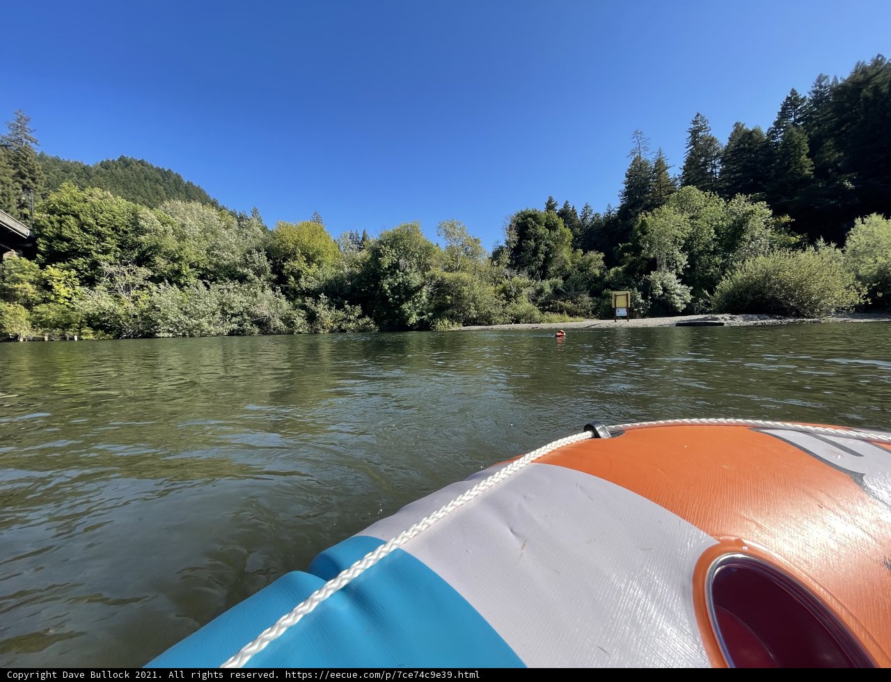 Floating on the Russian River