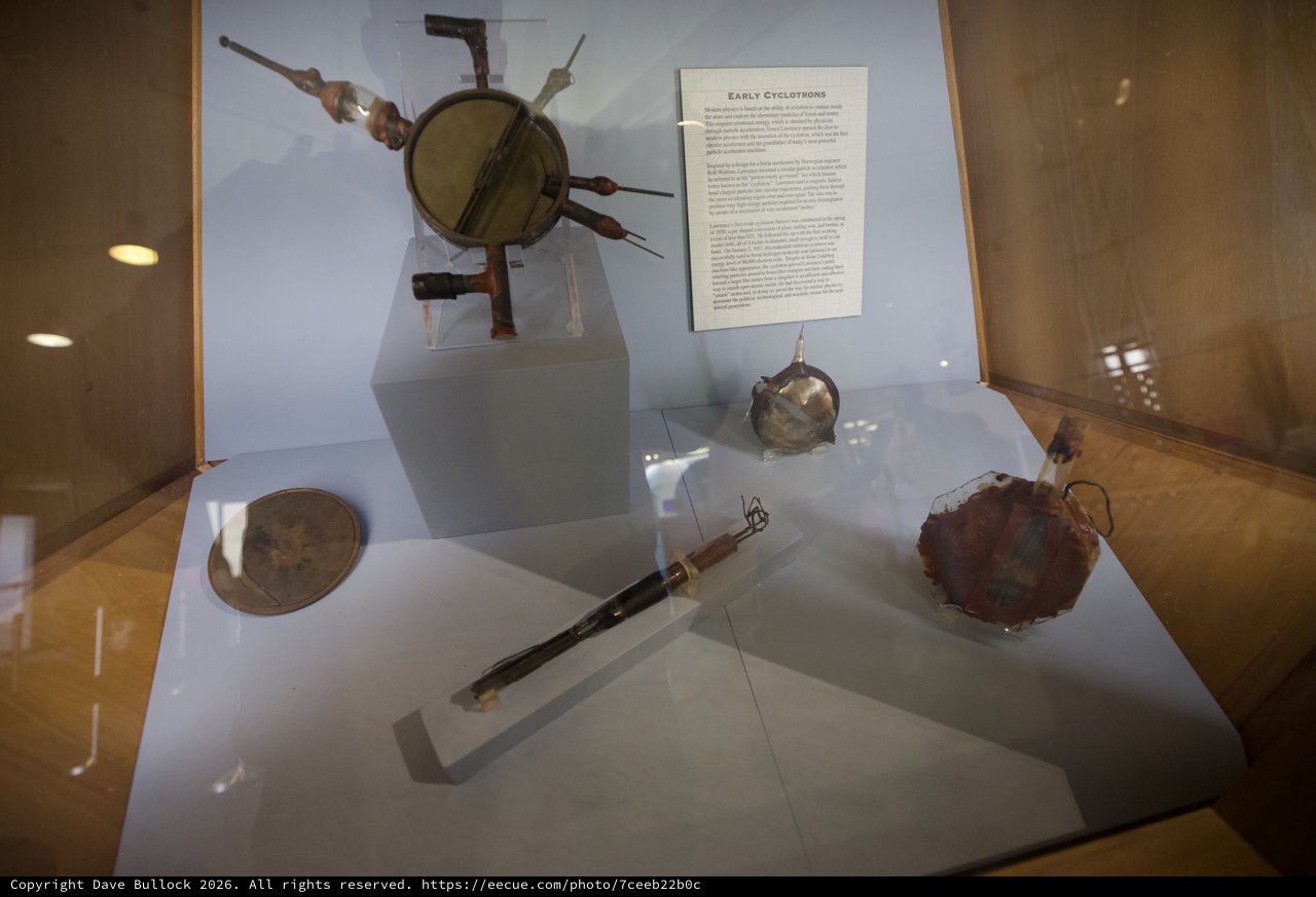 Early Cyclotrons Museum Display of Historic Scientific Instruments