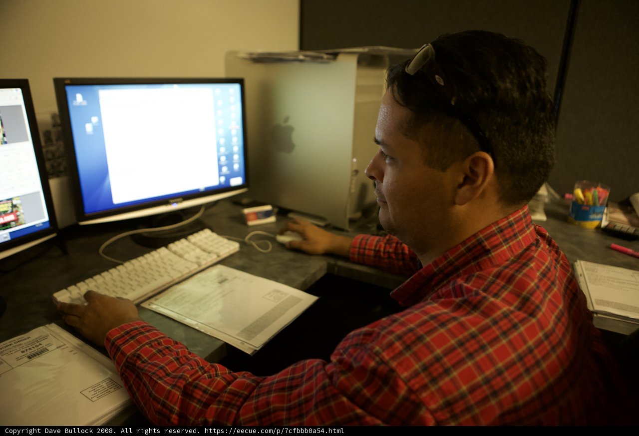 Working on Three Monitors