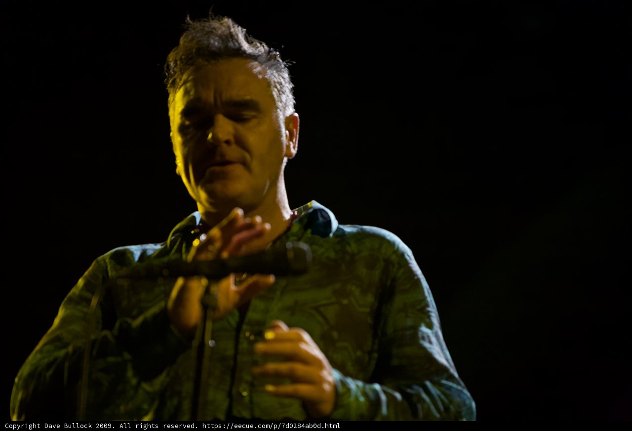 Morrissey Takes the Stage