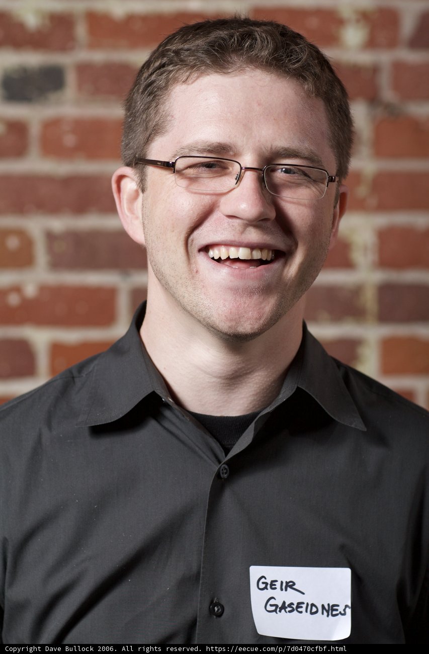 The Happy Man in Glasses
