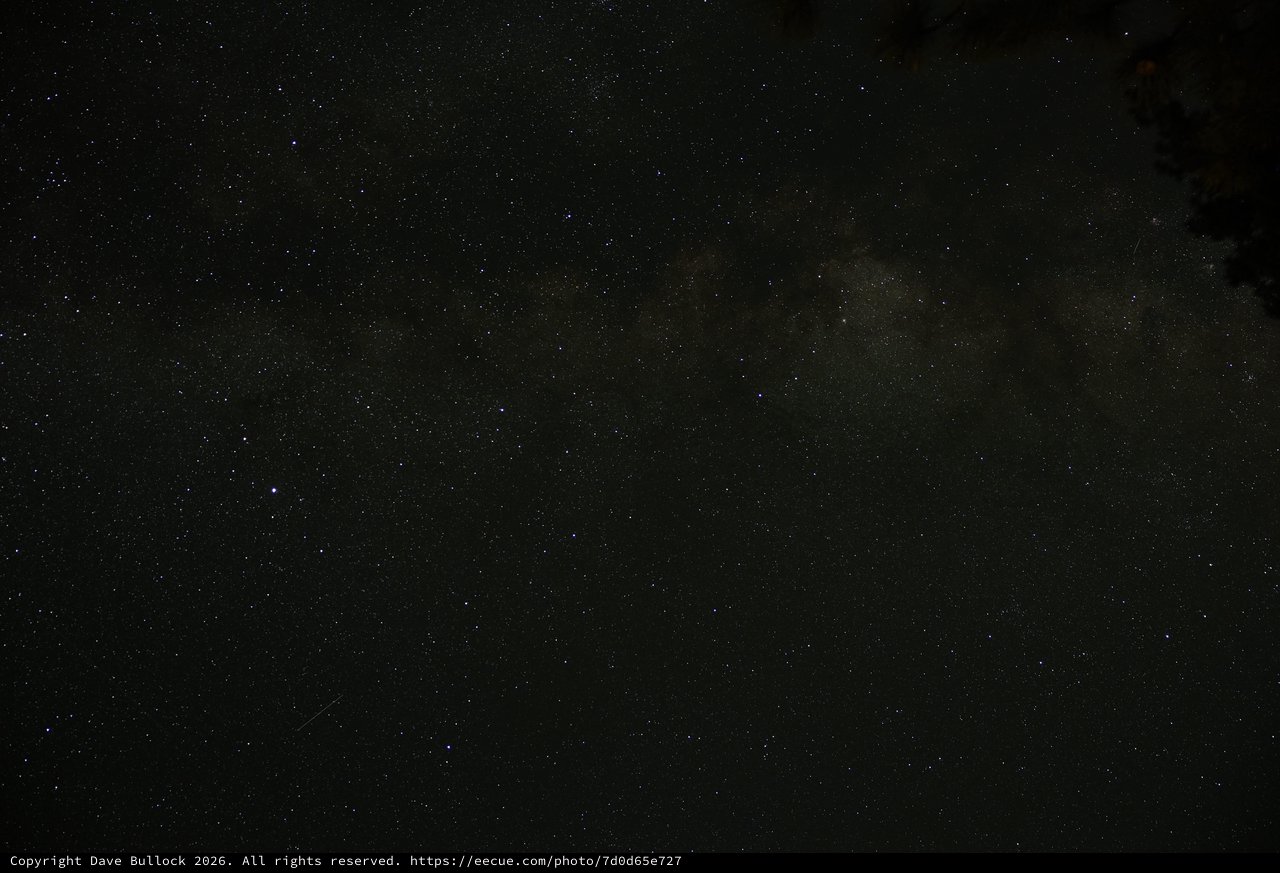 Milky Way Arching Over Mount Lassen Wilderness