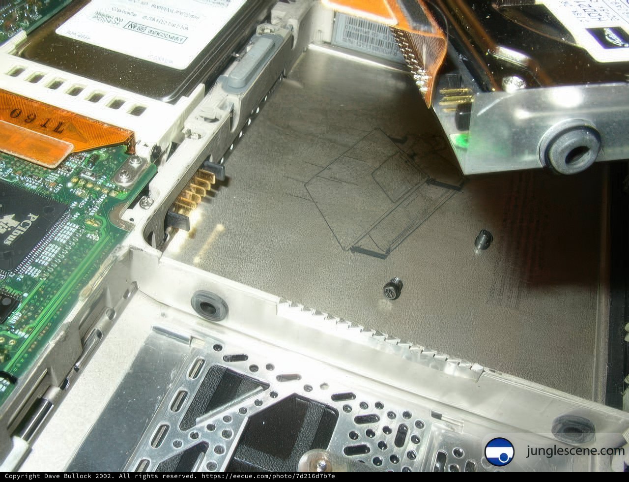 Detaching the Hard Drive from the Motherboard