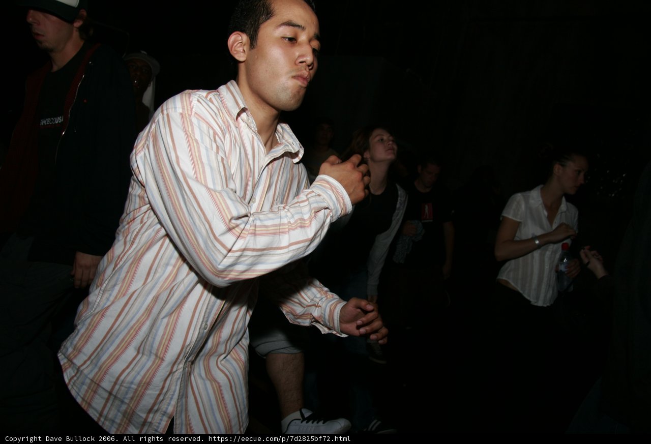 Striped Shirt Partygoer