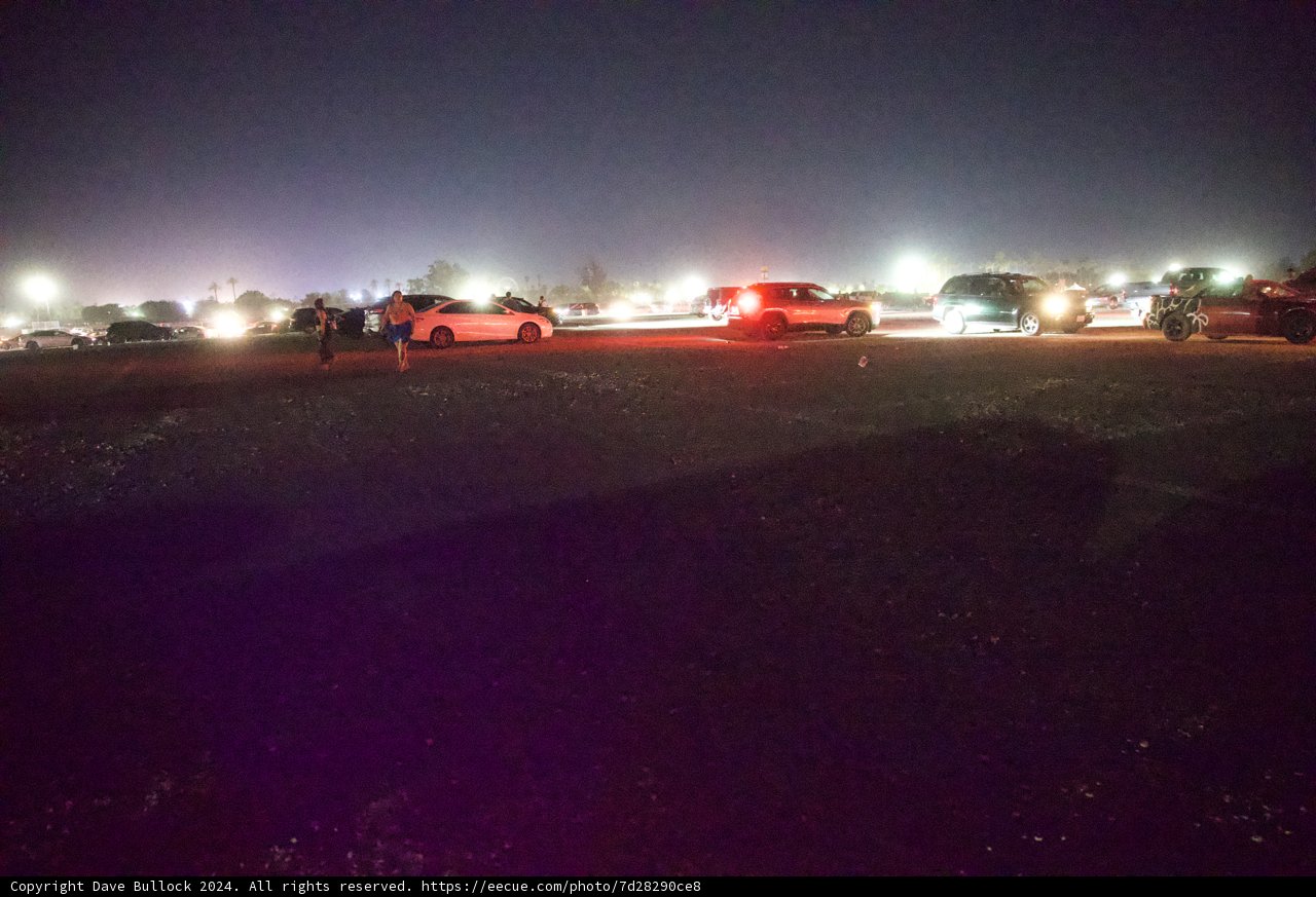 Midnight Hustle: Coachella 2024 Parking Lot Scene