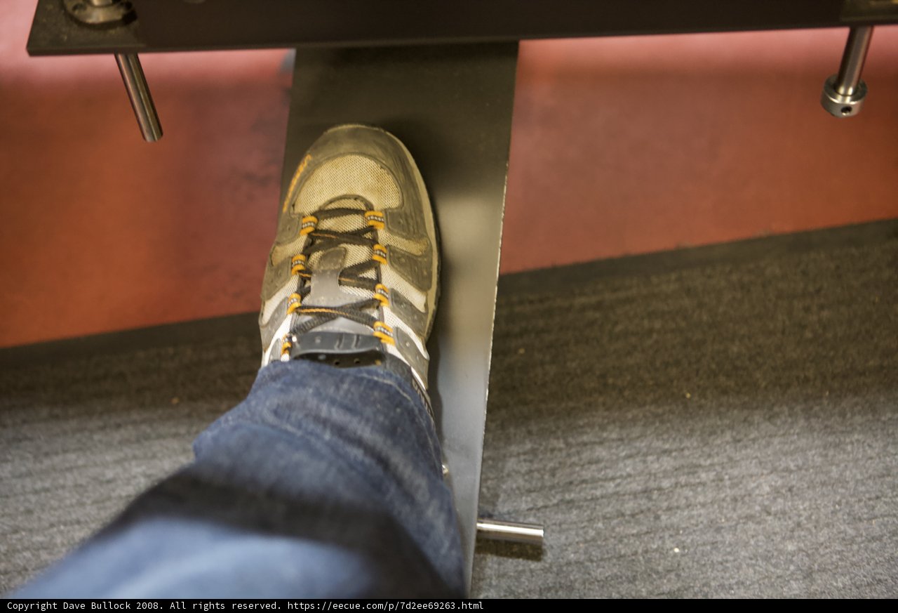 Sneaker-Clad Feet on Treadmill