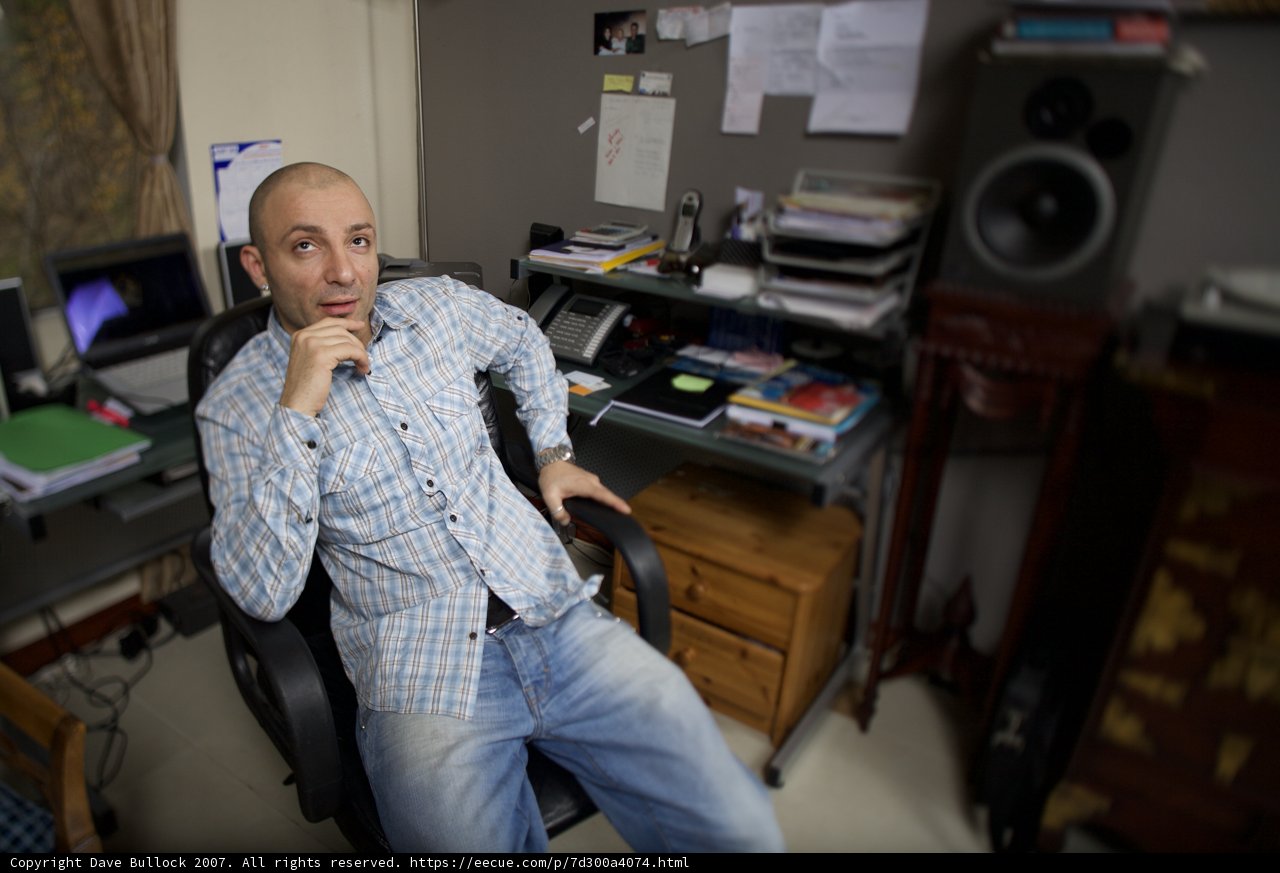 Man in His Office