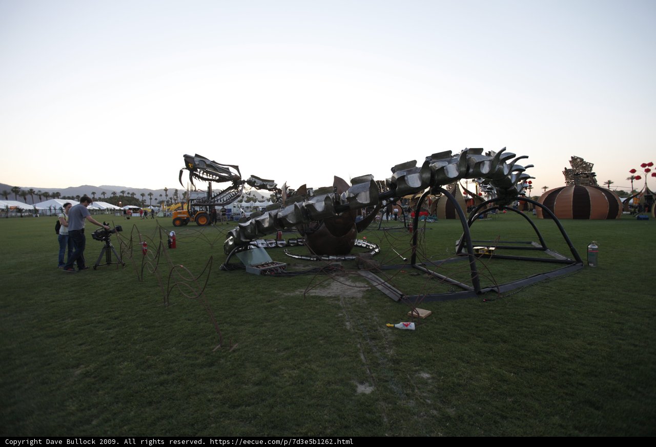 Metal Sculpture in the Field