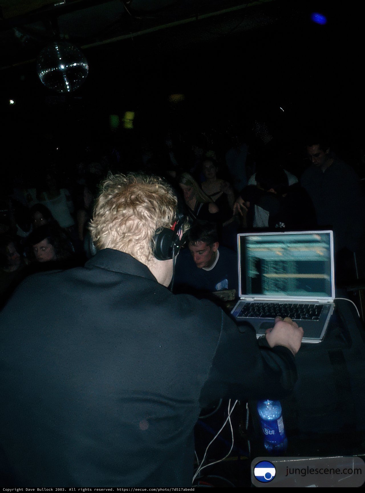 Laptop DJ in the Nightclub