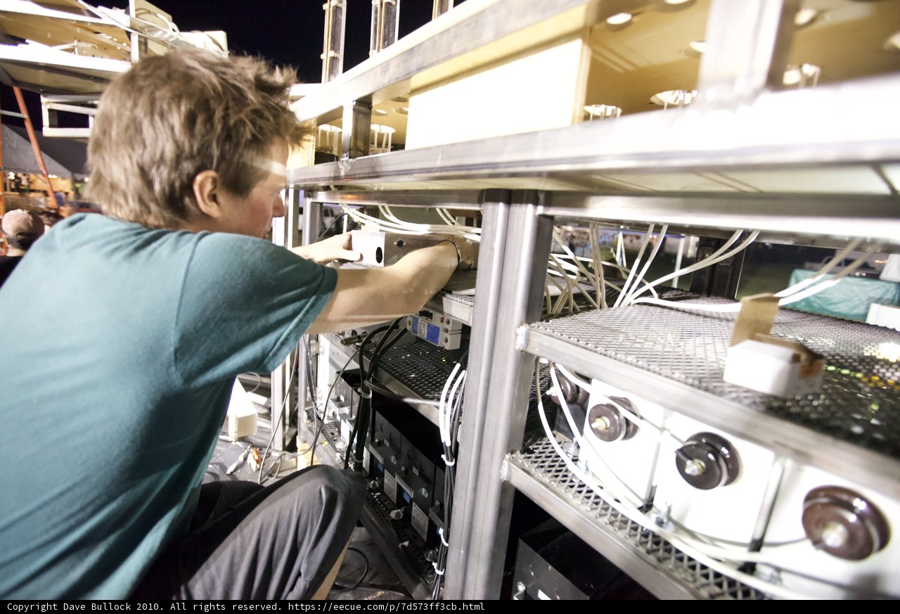 Tech-savvy Man Working on Computer Hardware