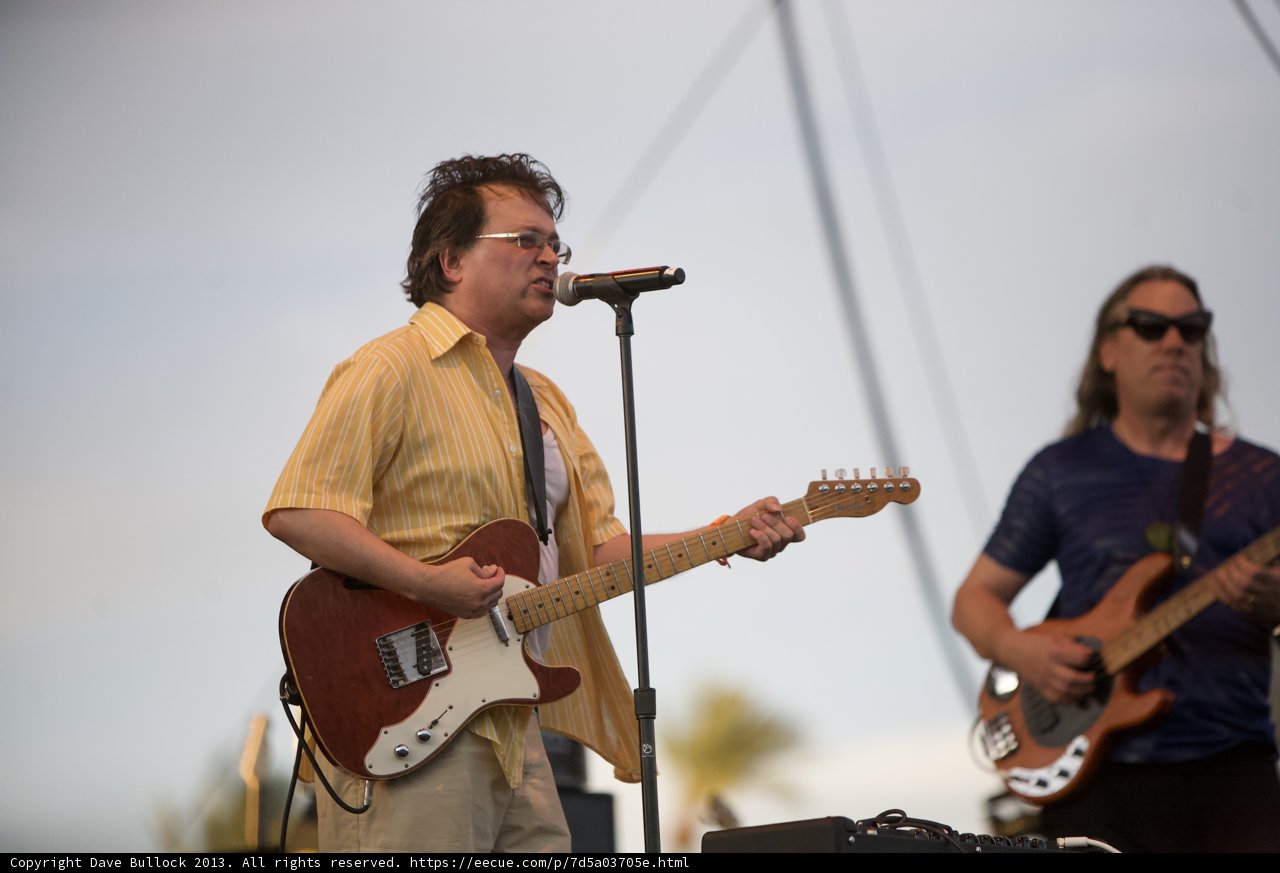 Two Musicians Rocking the Stage at Coachella Music Festival