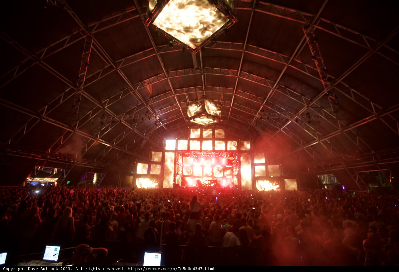 Lights Shine Bright at Coachella Concert