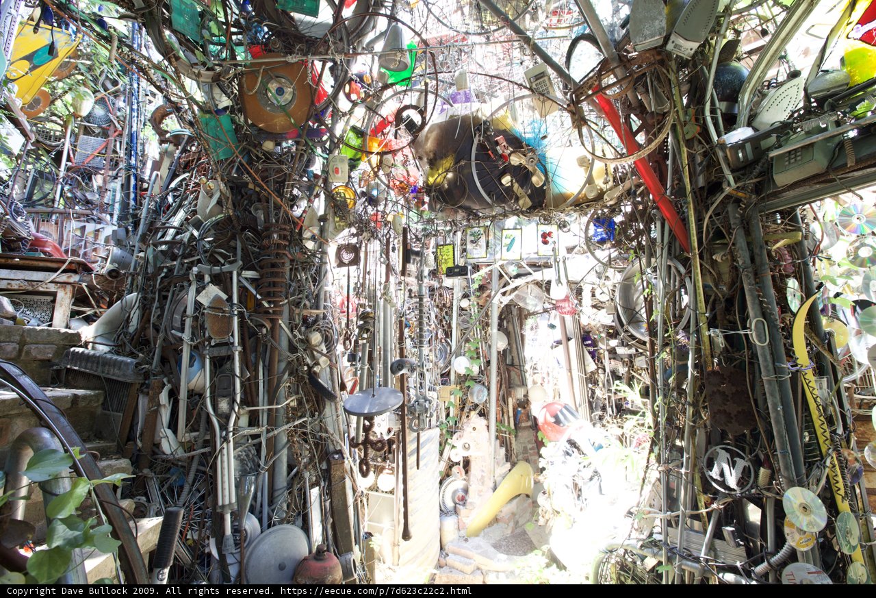 The Junk Tree in Austin Trash Chapel