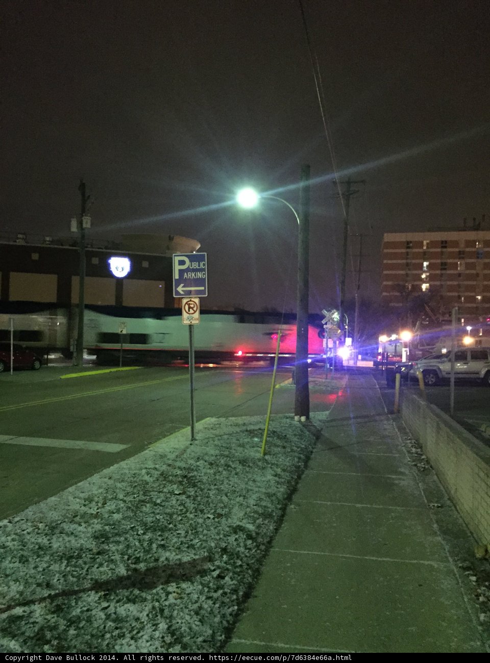 Police Car on Intersection