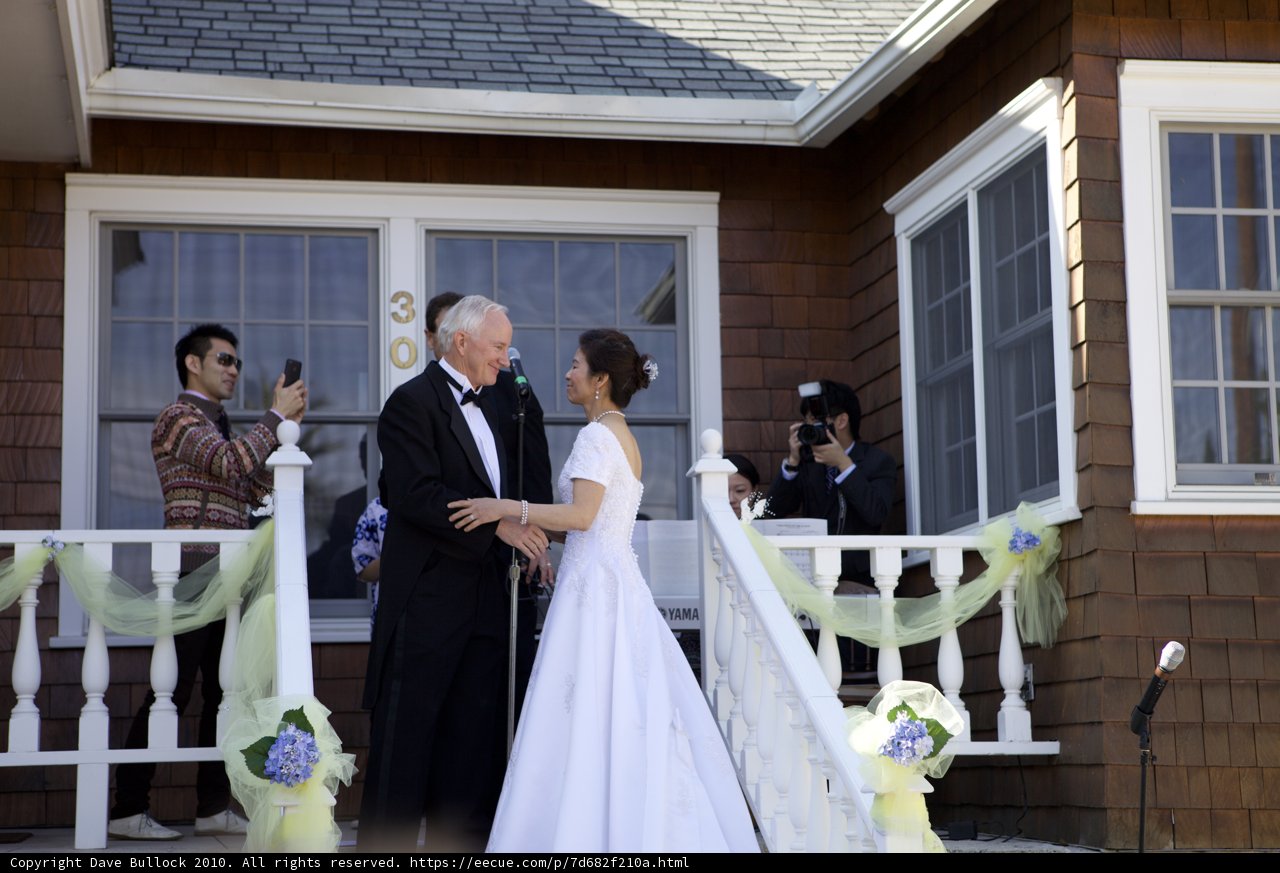 The Newlyweds on their Porch