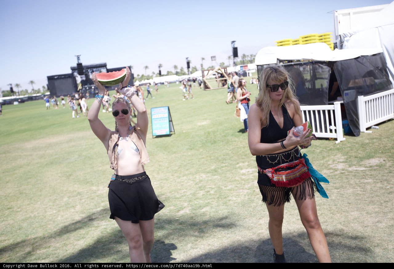 Watermelon Fun at Coachella