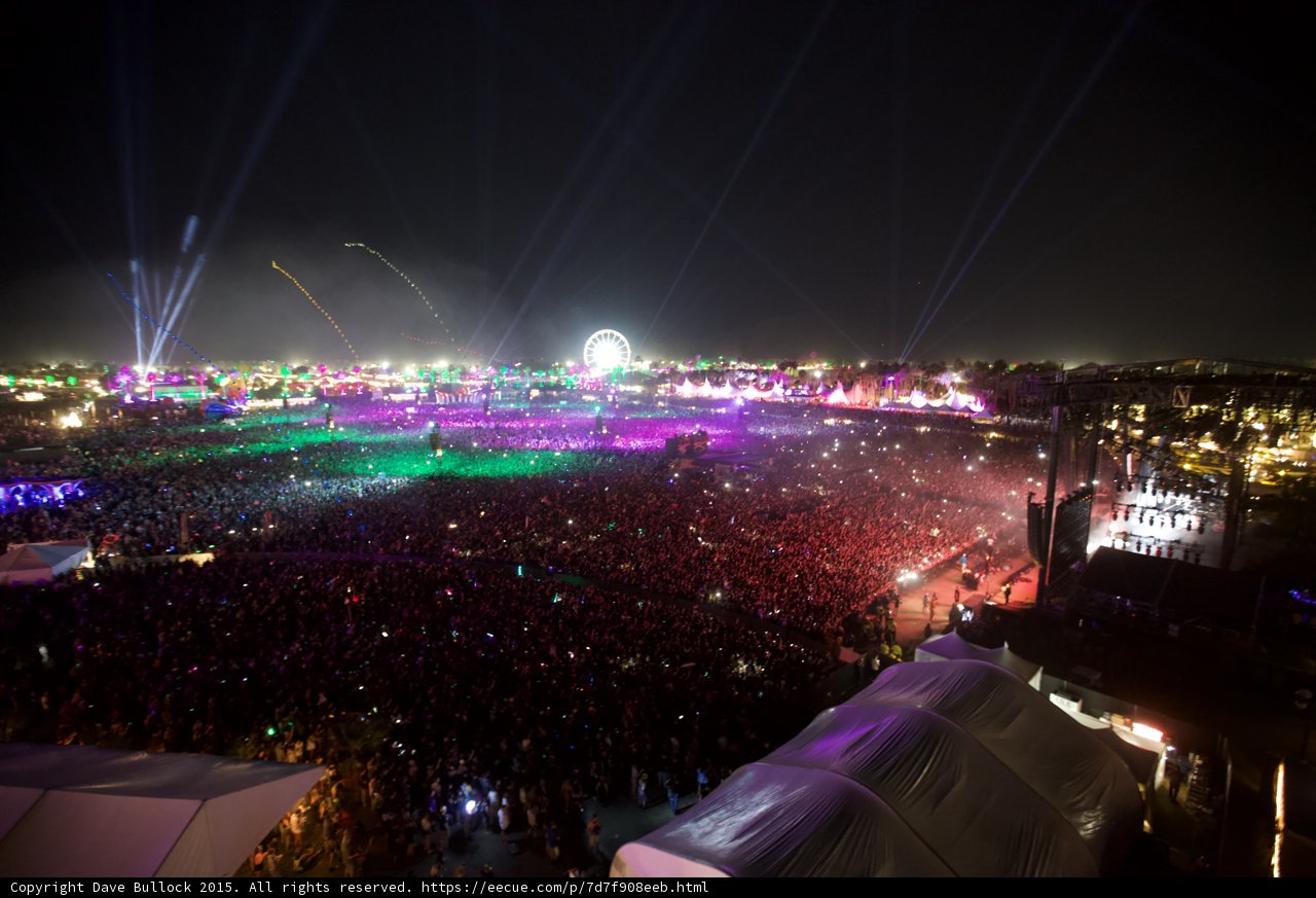 Lights and Lasers Ignite the Night