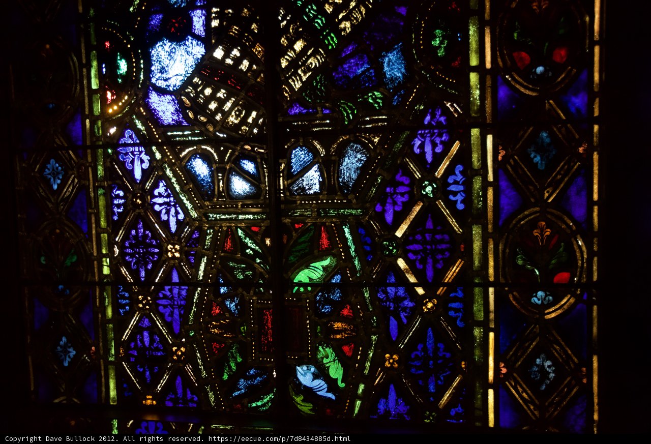Stained Glass Window in Chapel of St. James