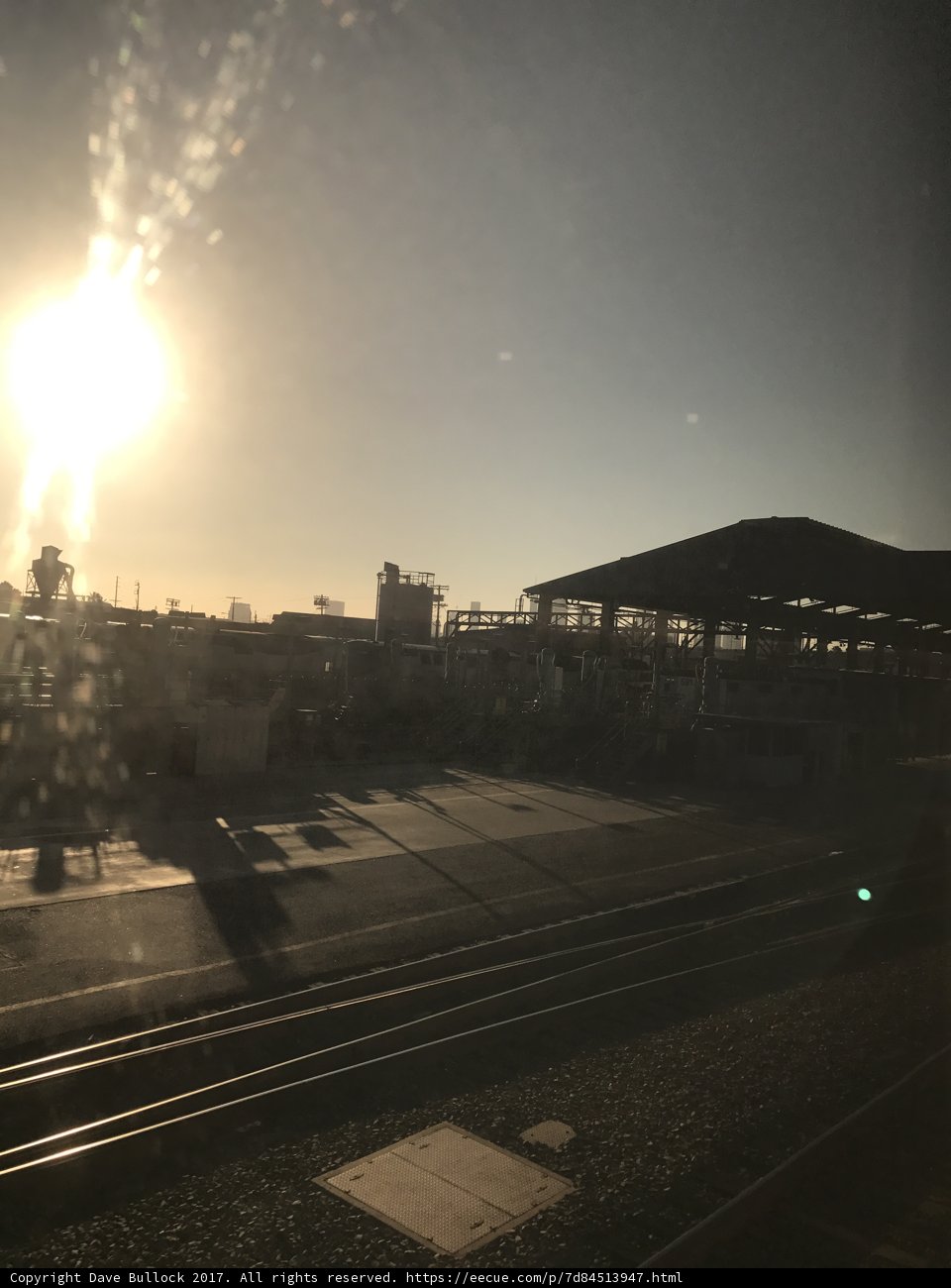 Sunset at the Train Station