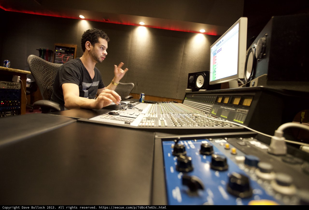 Marc Kinchen at the Mixing Desk