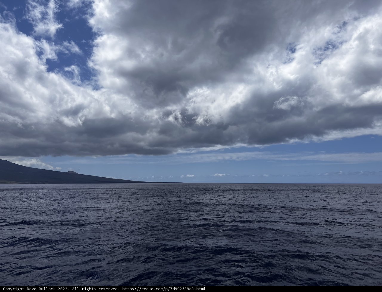Cloudy Skies over the Majestic Alalakeiki Channel